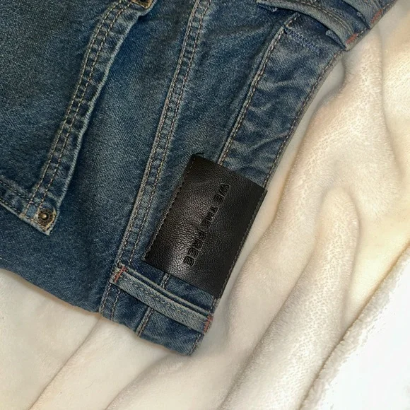 Free People Blue Boyfriend Jeans Classic Denim - Picture 6 of 6